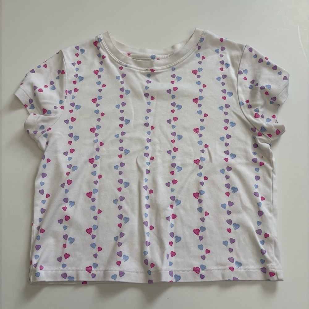 Roller Rabbit Falling Hearts Baby Tee Size Small